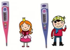 Thermometer THERMOVAL kids piraat/prinses