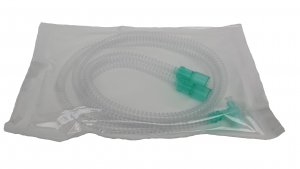 Dubbele anesthesieslang 120cm, 10mm, aansluiting 22mm    1st