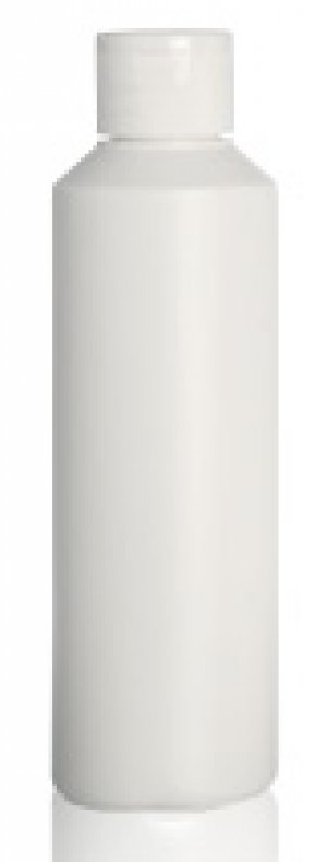 Fles pvc 250ml met witte grote verzegelbare stop