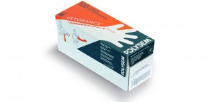 Veterinaire Handschoenen polysem vetorange soft (oranje) 1st