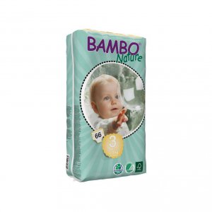 Papier BAMBO midi 4-8kg size3                         3x52st