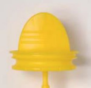 Durr cap voor filter geel voor afzuiging