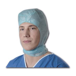Mutsen Foliodress cap astro blauwgroen helmvormig      100st