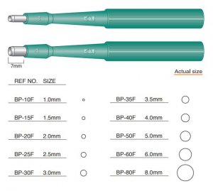 huidstans KAI biopsy punch 6,0mm                        20st