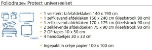 Foliodrape protect universeelset zonder mayo             7st