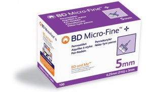 BD Micro-Fine + Pennaalden 31G 0,25 x 5mm  100st