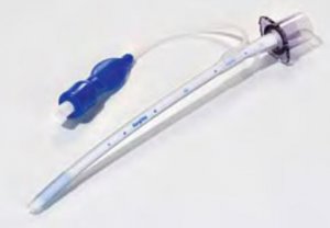 Endotracheale sonde silicone transparant 11mm 40mm lang  1st