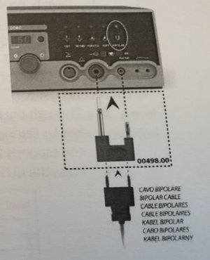 Adapter for bipolar pincet dubbel                        1st