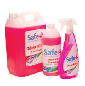 Safe4 ontgeurder 900ml concentraat odour killer   0,9l