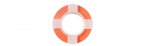 Surg-I-Band Markeertape glo oranje 6,3mmx6,2m voor instr 1st