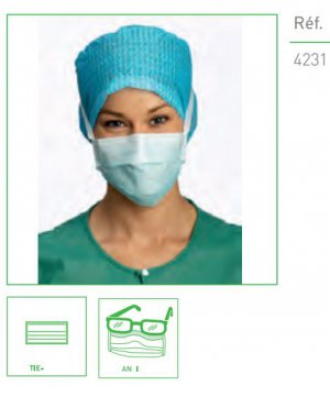 Masker surgical Barrier special met koordjes     60st