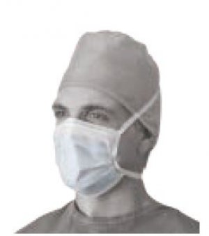 Chirugisch masker blauw anti-fog met koordjes           50st