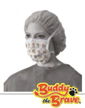 Chirugisch masker pediatrie met koordjes                50st