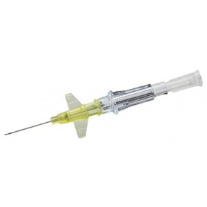 IV catheter BD insyte-W 24G (0,7 x 19mm) geel Winged     1st