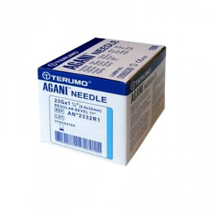 Naalden Terumo AGANI 23G 1  1/4 blauw 32mm             100st