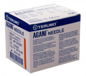 Naalden Terumo AGANI 25G 1 oranje 25mm                 100st