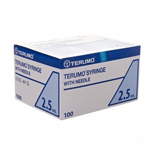 Spuiten steriel Terumo  3ml + naald groen 21G 5/8     100st