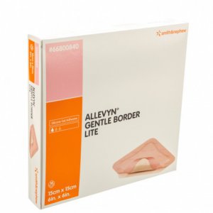 Allevyn gentle border lite 15x15 cm                     10st