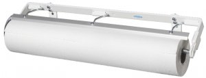 Papierrolhouder inox 60cm medisch voor tafel of muur     1st