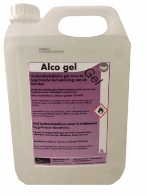 Alco gel handontsmetting 5L GEL versie         1st