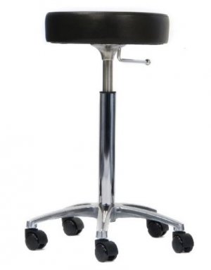 tabouret cura zonder rugleuning ZWART en LARGE gasveer
