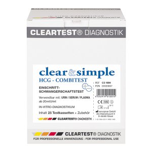 Zwangerschapstest clear&simple in-vitro-diagnosticum    25st