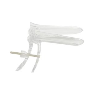 Vaginaal speculum L met schroefdraad (wit)       1st
