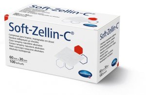 Soft-zellin-C 60x30mm alchohol doekjes                 100st