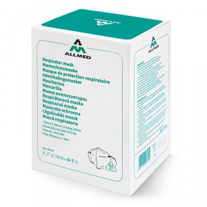 ALLMED masker FFP2 met oorlus en mousse     (17x3) 51stuks