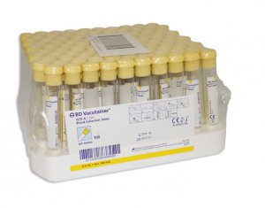 BD Vacutainer met 1,5ml ACD-A solution gele tubes 100st