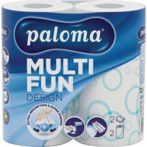 Keukenrol Paloma, 2-laags, 50 vellen per rol     32st