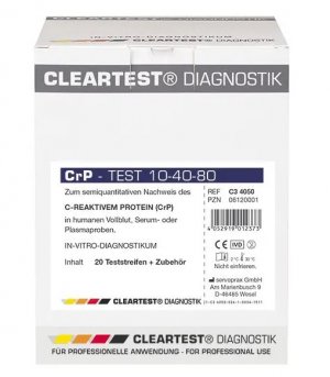 Cleartest CRP sneltest 10/40/80 mg/l             20st