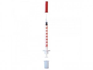 Spuiten BD MicroFine 1ml U-40 naald 29G 0,33x12,7mm   100st