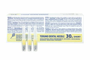 Terumo naalden dentaal 30G X-short 0.3x13mm geel      100st