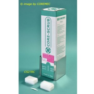 Handborstel Corescrub met chlorexidine 4%       doos 9x 30st