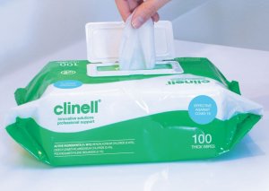 Clinell universele doekjes 26x18cm DIK clipverpakking  100st