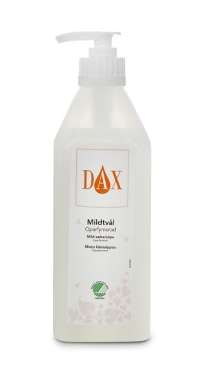 DAX zachte handzeep Mildtval 600ml met pomp       1st