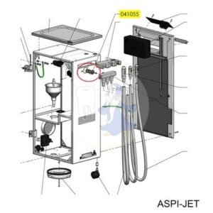 Filter voor 3-blok Cattani aspi-jet                     1st