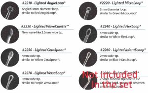 bionix lighted ear Currette set van 7 verschillende     50st