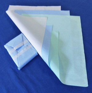 Steriliseerpapier 45x45 groen                        500st