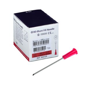 BD blunt fill needle Red 18G 1 1/2 zonder filter       100st