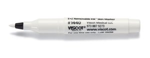 Viscot DERMarker EZ removable Ink skin marker White     1st