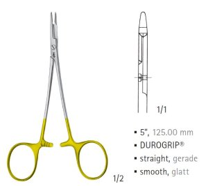 TC HEGAR-OLSEN NEEDLE HOLDER/SCISSOR 125MM BM127R