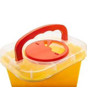 Naaldencontainer SHARPS 3l B20xH13xD16cm   1st
