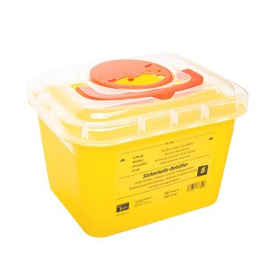 Naaldencontainer SHARPS 5l B25xH17xD20cm  1st