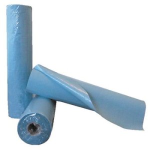 Papierrollen geplastificeerd blauw 50cm/68m 180 vellen  12st