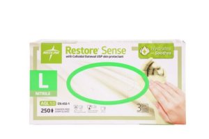 Onderzoekshandschoenen nitrile Restore Sense L         250st