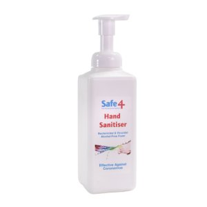 Safe4 foam handontsmetting 600ml                    1st
