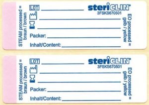 indicatorstrips 75x25mm met stoom- en EO indicatie    3000st