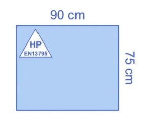 Medline OPS Essential Afdeklakens 2laags 75x90cm        40st